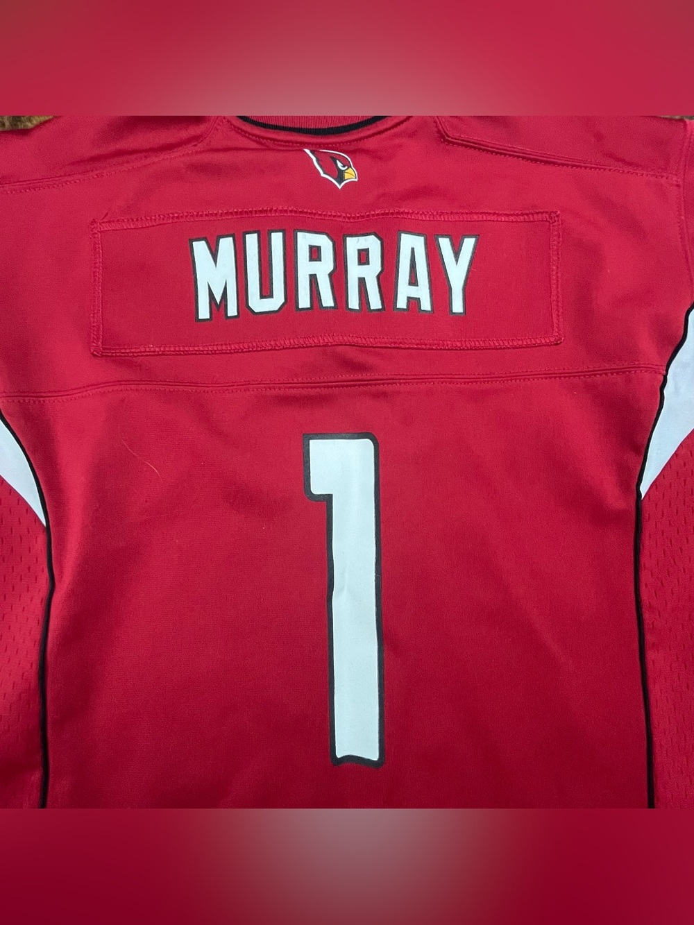 Nike Arizona Cardinals Kyler Murray 1 Red Jersey On The Field Youth Large 14/16. - Picture 10 of 10